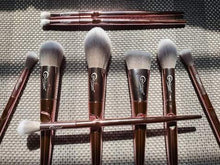 Load image into Gallery viewer, Rose Pink Brush Set (10 piece brush collection with bag)
