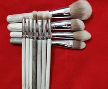 Load image into Gallery viewer, Creamy Marble Brush Set (11 piece collection with bag)
