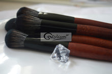 Load image into Gallery viewer, Wooden Handle Synthetic Brush Set (12 piece collection with bag)