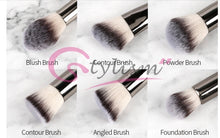 Load image into Gallery viewer, Midnight Black Brush Set (15 piece Brush collection with bag)