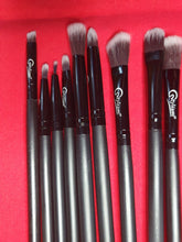Load image into Gallery viewer, Black Jade Brush Set (15 piece brush collection with bag)