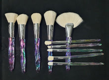Load image into Gallery viewer, Glitz n Glam Brush Set (10 piece brush collection with bag)